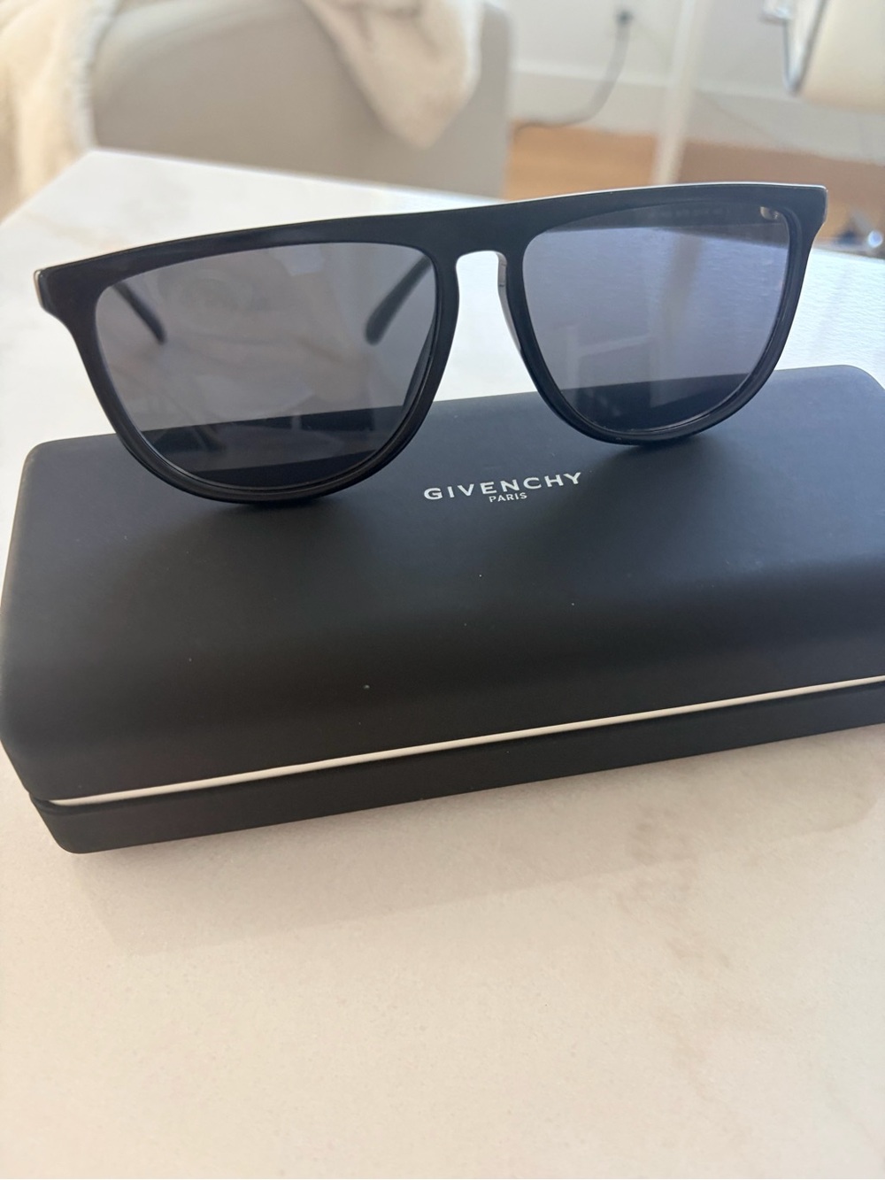 Givenchy Black Sunglasses with Smoke Lenses